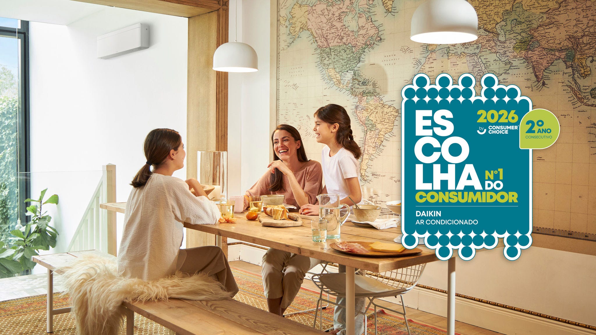 Daikin eleita “Escolha do Consumidor" pelo segundo ano consecutivo