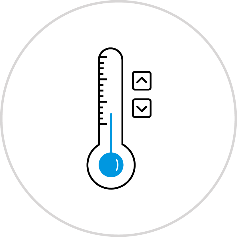 Controlo preciso da temperatura