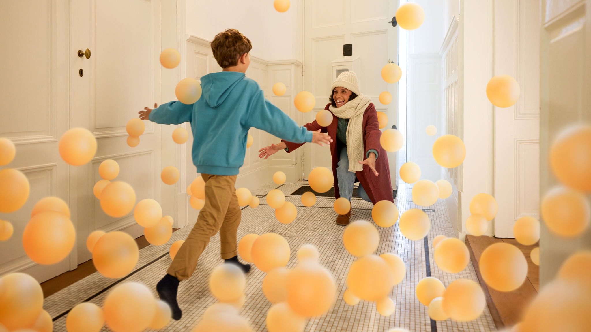 Sempre presentes, para o envolver com conforto