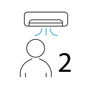 Sensor de deteção de movimento de 2 áreas Sensor de deteção de movimento de 2 áreas