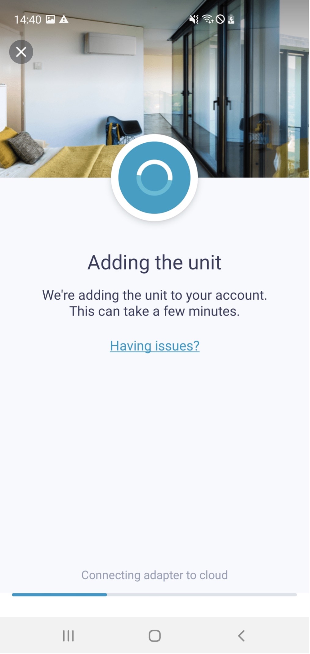 ONECTA Adicionar a unidade à rede WIFI