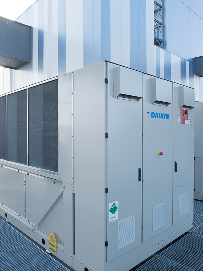 Bomba de calor hidrónica ou chiller da Daikin